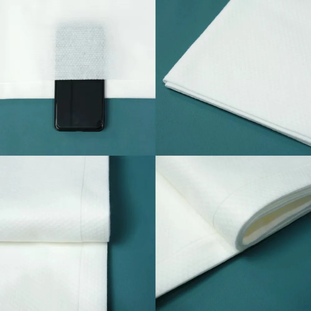 Guest Skin Care Barber Disposable Towels Soft Paper Massage Body Cleaning  Disposable Hair Biodegradable Beauty Towels For Bath