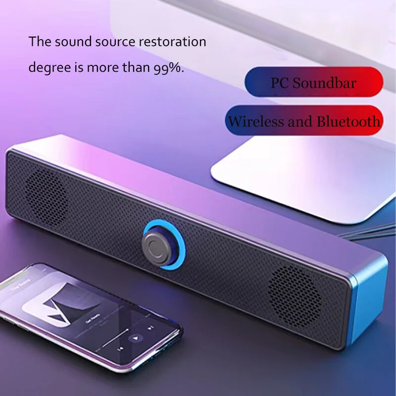 Computer 5.3 Speakers Sound Box USB Wired High Quality Subwoofer Bar for Tv PC Laptop Phone