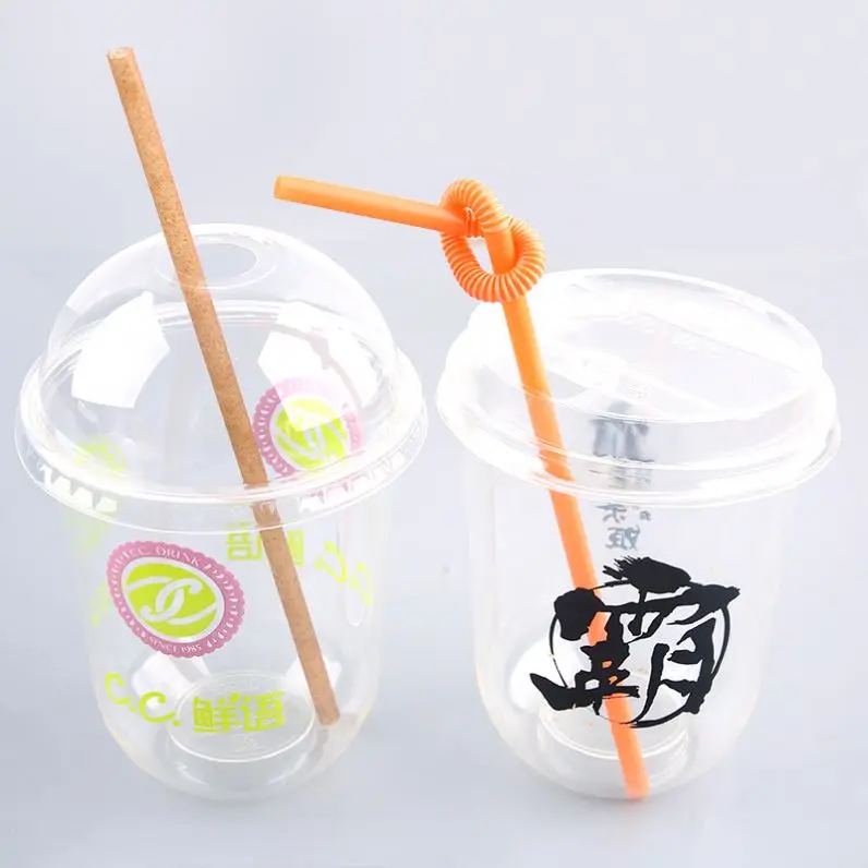 Custom Yogurt Cup Divide Combo 9Oz 12Oz Clear Ice Cream Plastic Parfait Cups 9 12 Oz With Insert And Flat Lids