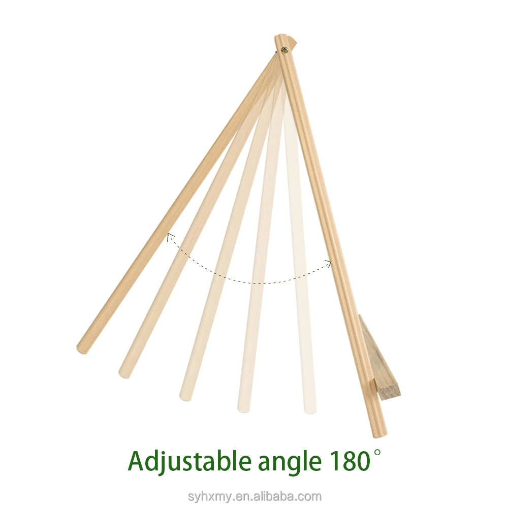 Art Supplies 24*40CM Desktop Wooden Mini Easel Handicraft Art Photo Display Stand for Child Art easels