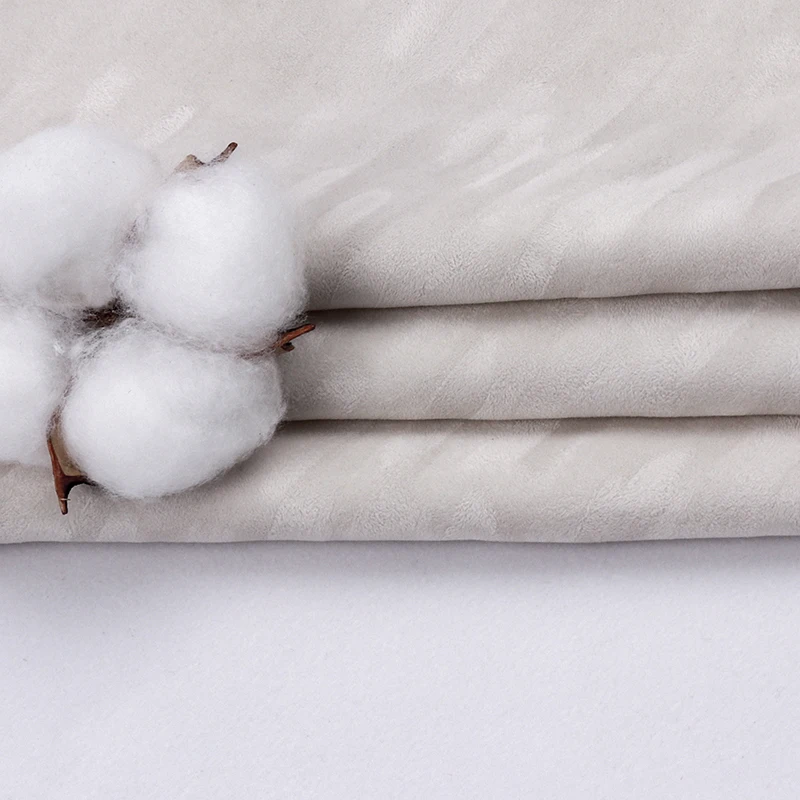 Fast delivery flower design flocking fabric for jewelry box