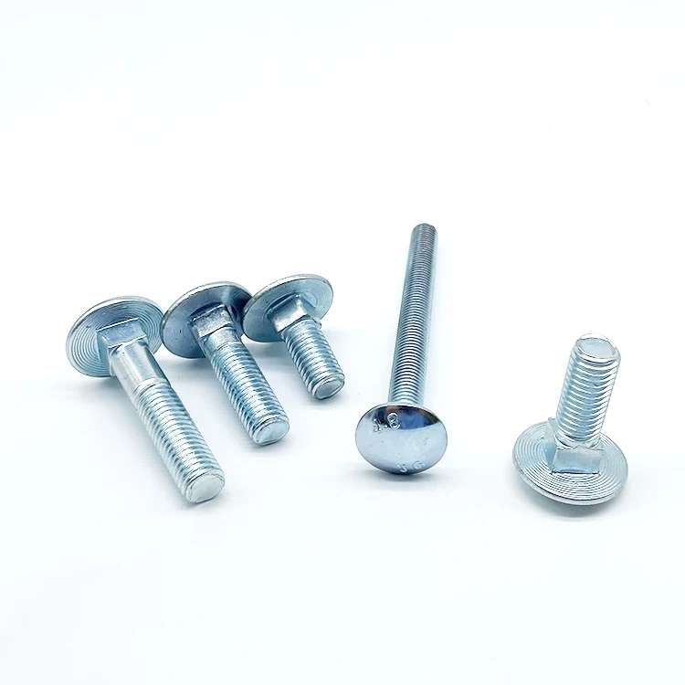Carbon Steel Galvanized DIN603 Carriage Bolt Round Head Square Neck Bolt Mushroom Head Bolt