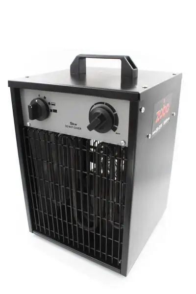 ZOBO hot sale 5KW industrial portable electric fan heater