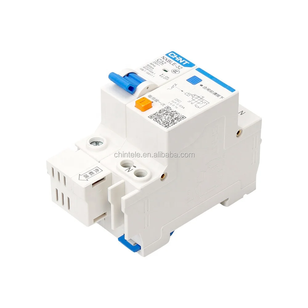 Chinese factory sale CHINT CHNT NXBLE rccb rcbo typ electrical earth leakage circuit breaker