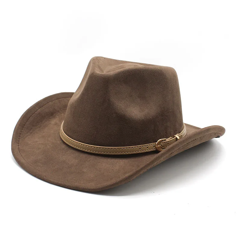 Hat Western cowboy  cattle  Hats golf Wholesale Sombrero  casual OutdoorNew Cowboy Hat Fedora Wide custom
