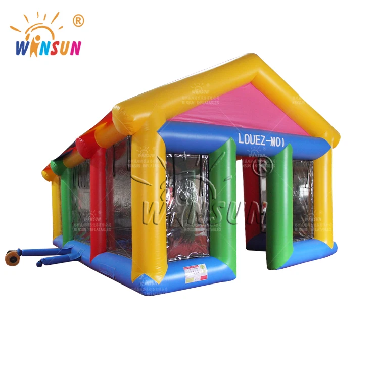 Winsun outdoor clear inflatable bubble camping tent automated versatile inflatable hail proof car cover tent
