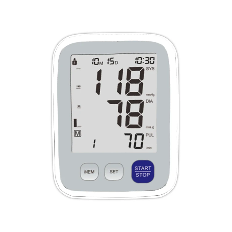 CE ISO Large LCD digital blood pressure monitor price sphygmomanometer electronic  blood pressure machine BP monitor