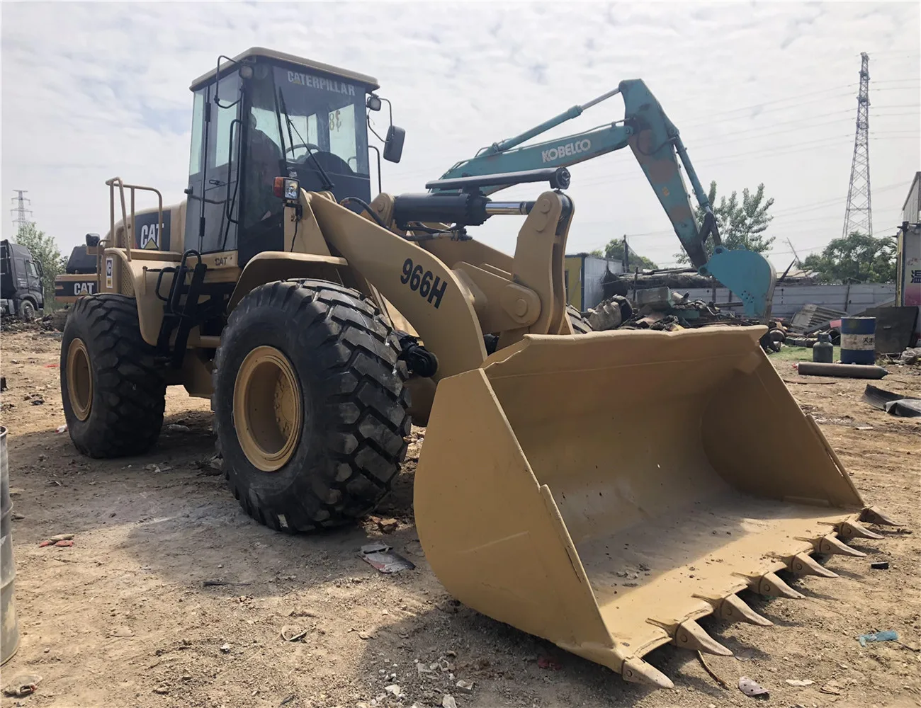Japanese Make Caterpillar 966H Wheel Loader Used CAT 966 950 Tires loader