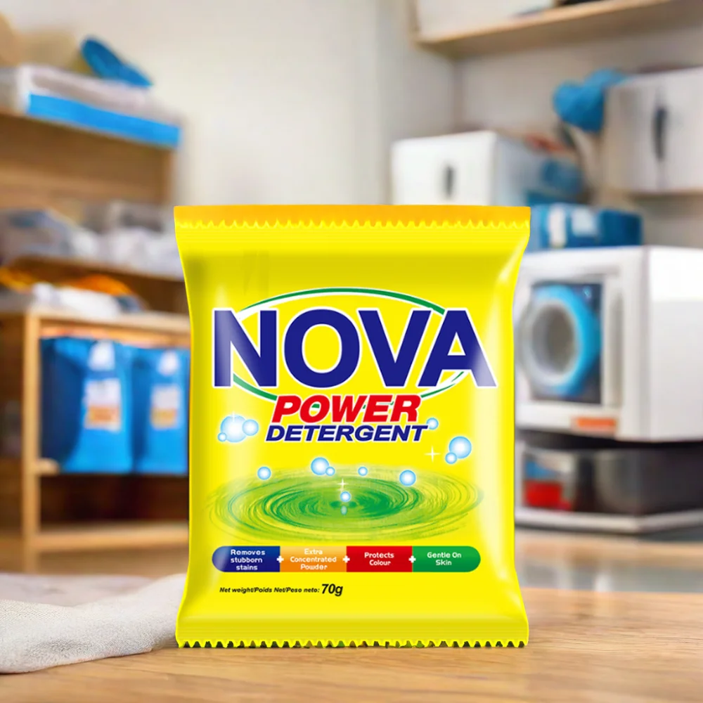 Оптовая продажа от фабрики 70 г NOVA стиральный порошок для мытья рук мыло детской одежды и нижнего белья