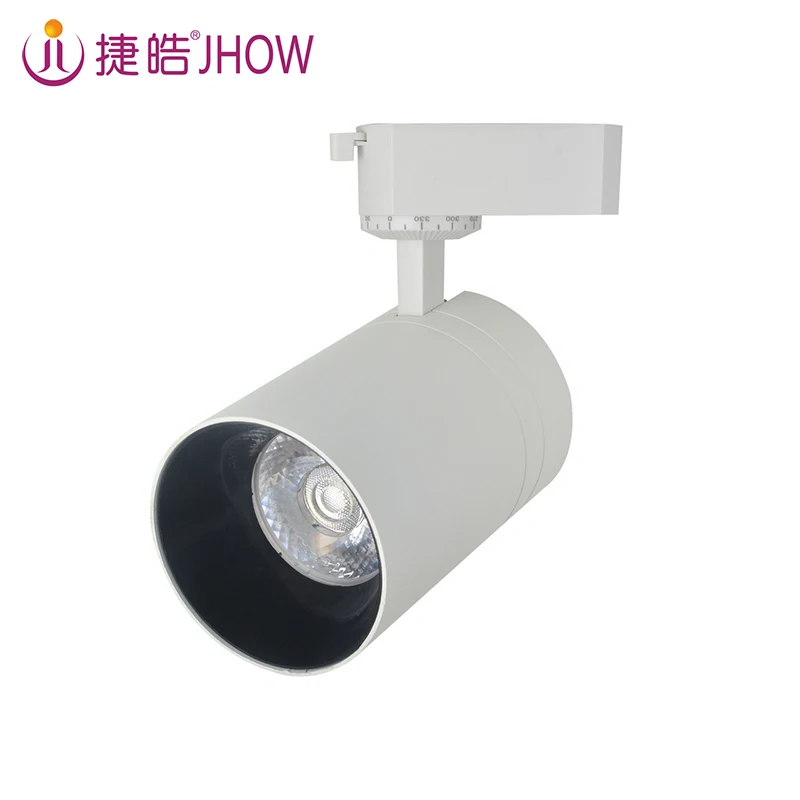 JHOW B3445 Low Price 45W Ceiling COB Retrofit LED Rail Track Light rail lighting system led