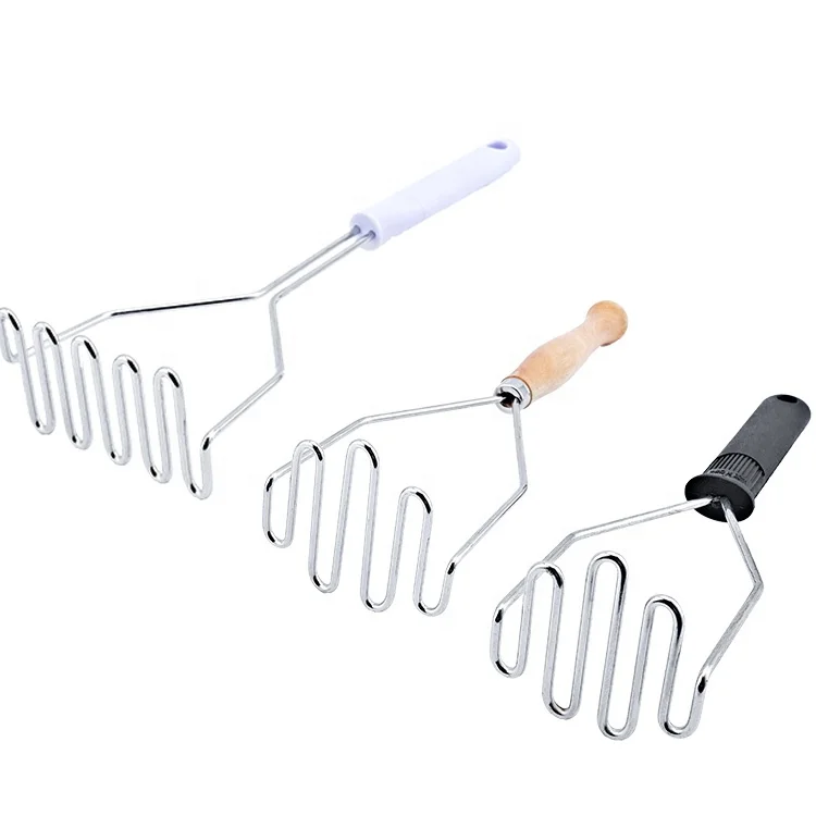 Useful Material Metal Handy and practical Potato Press Easy for Fruit And Vegetable Mud Kitchen Accessories