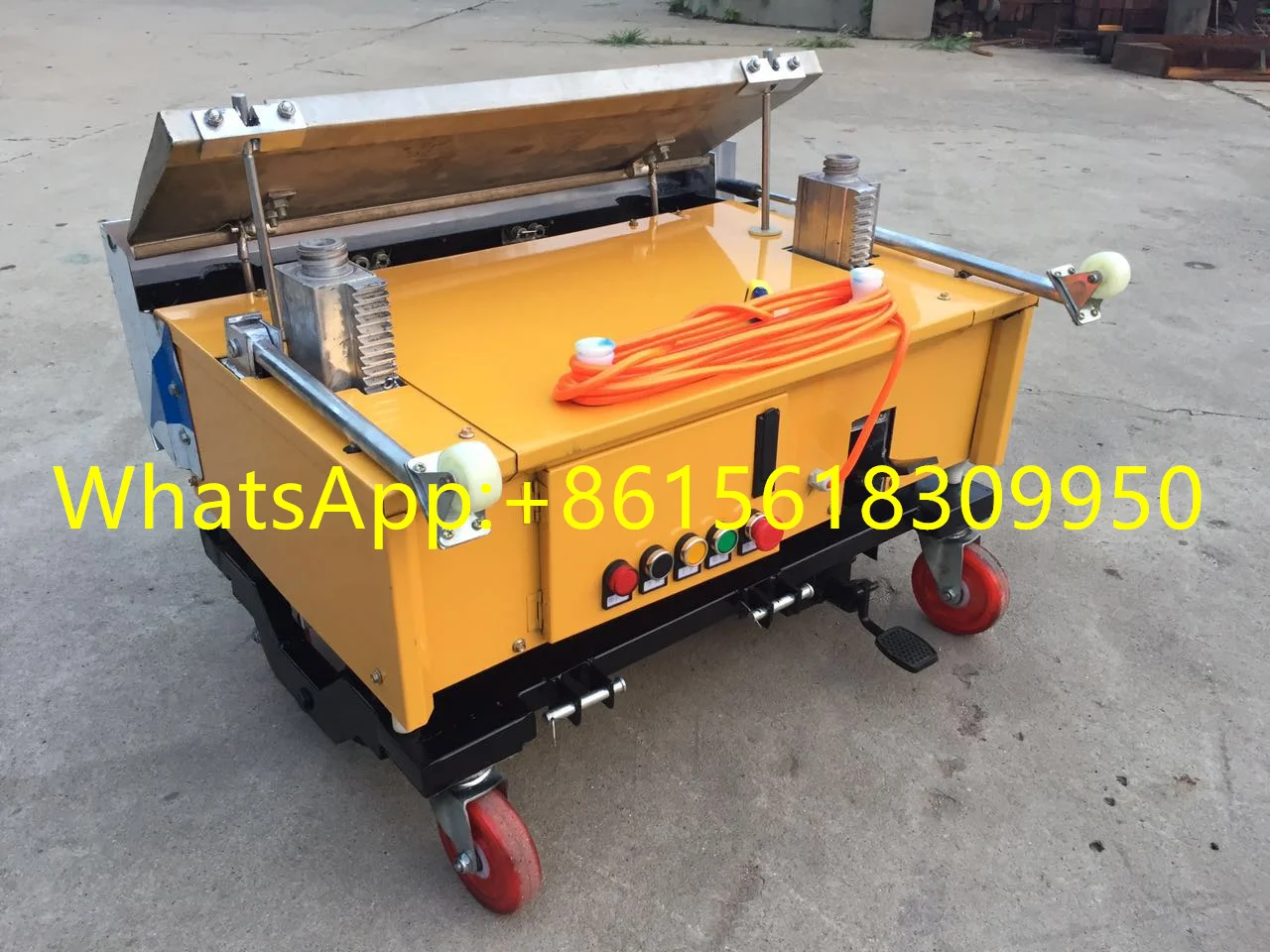 Construction machinery   Automatic Cement Wall Plastering Machine wall wiping machine