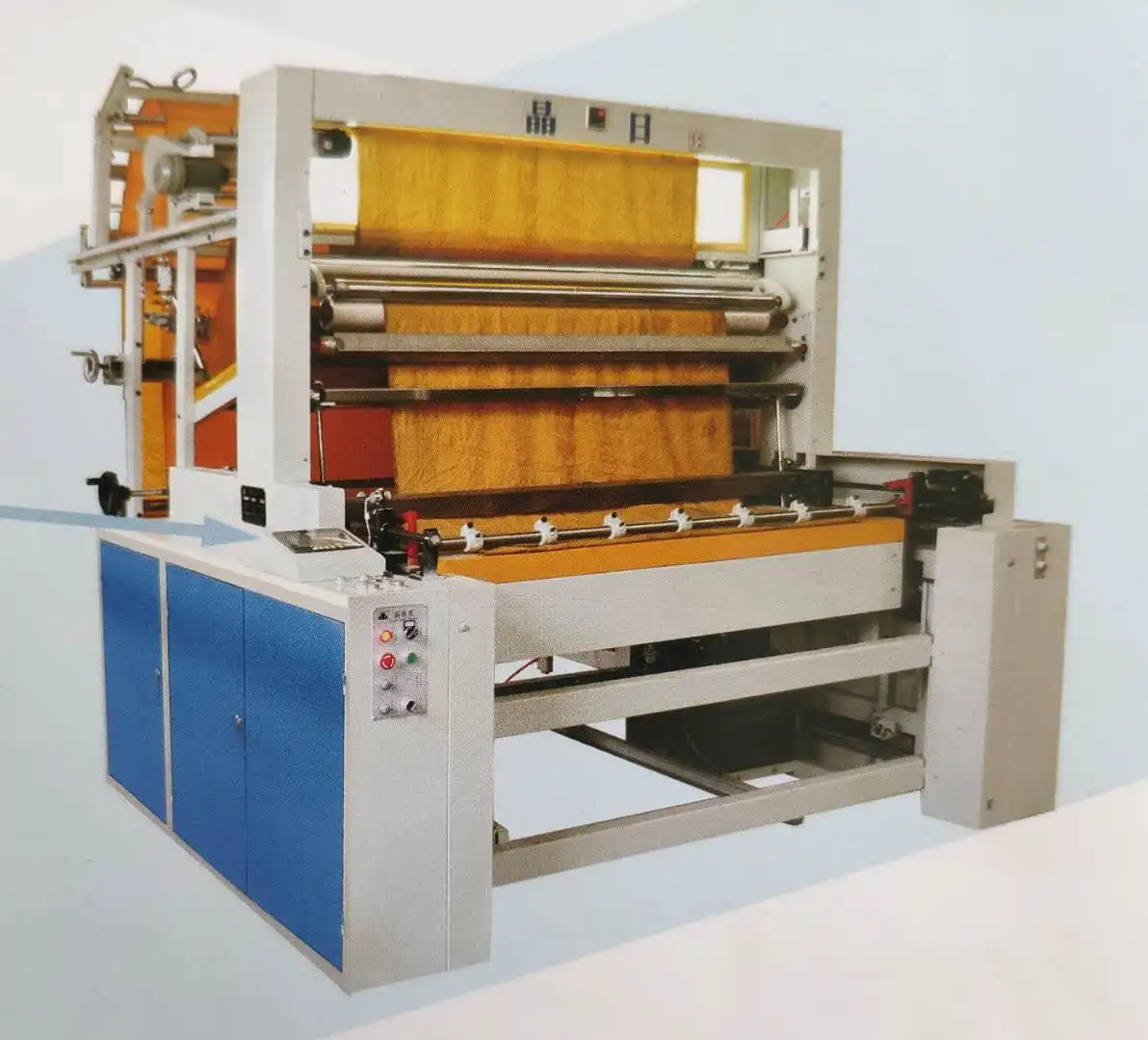 Digital Control Technology Controlled Rectify Deviation Textile Fabric Doubling and Plaiting Machine