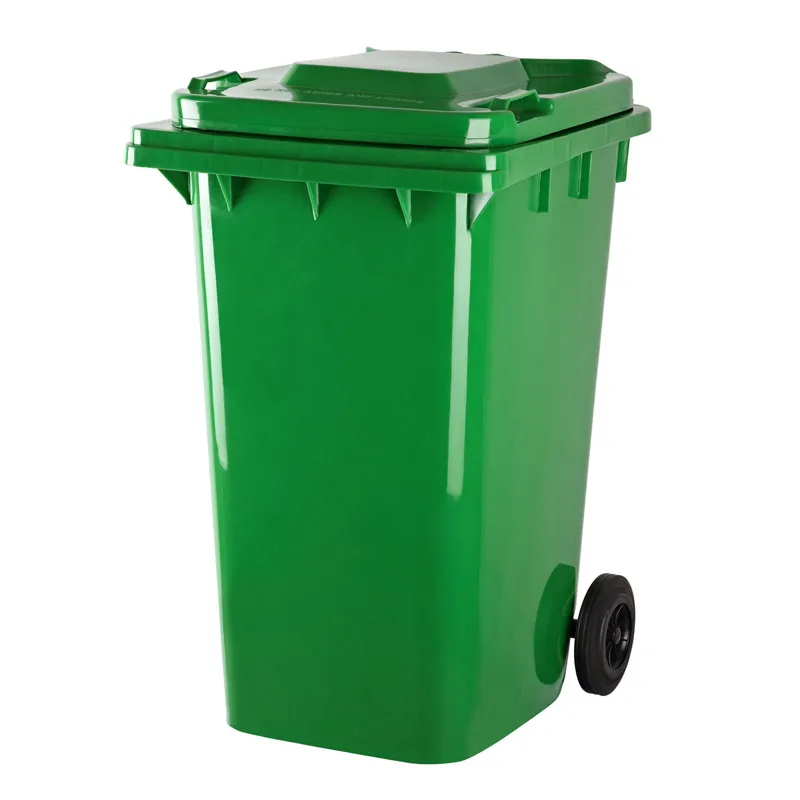 2 wheels 240L Waste container plastic dustbin