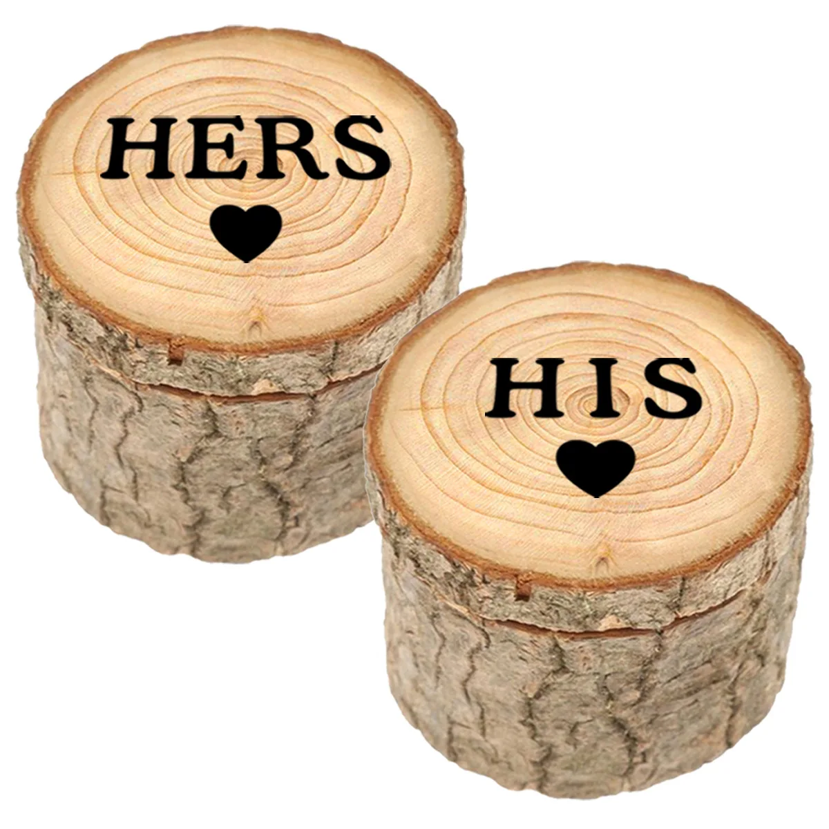 MR MRS wooden ring box round wooden jewelry box for ring/gift storage wedding ring box wood