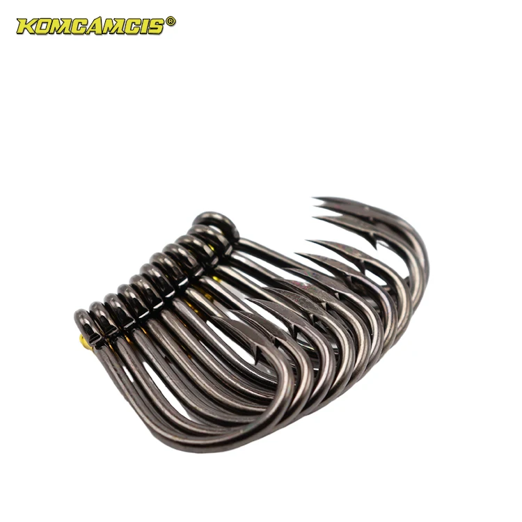 KOMCAMCIS 6~20PCS Tuna Circle Bait Hook Live Hooks Extra Strong High Carbon Steel