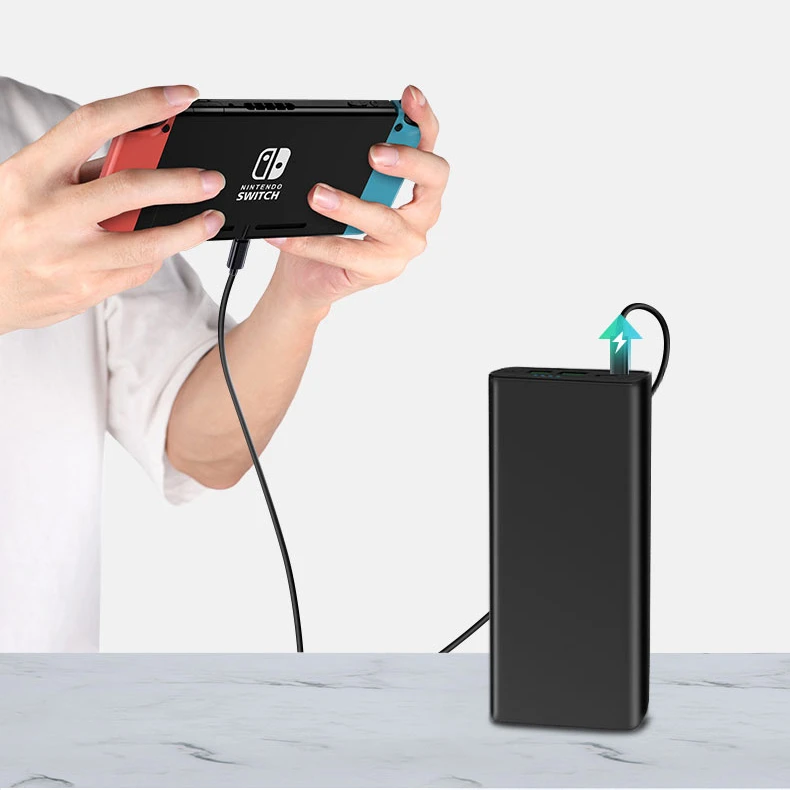 26800mAh PD 100W LED Power Bank QC 3.0 быстрое портативное зарядное устройство, зарядное устройство на базе USB, аккумуляторная