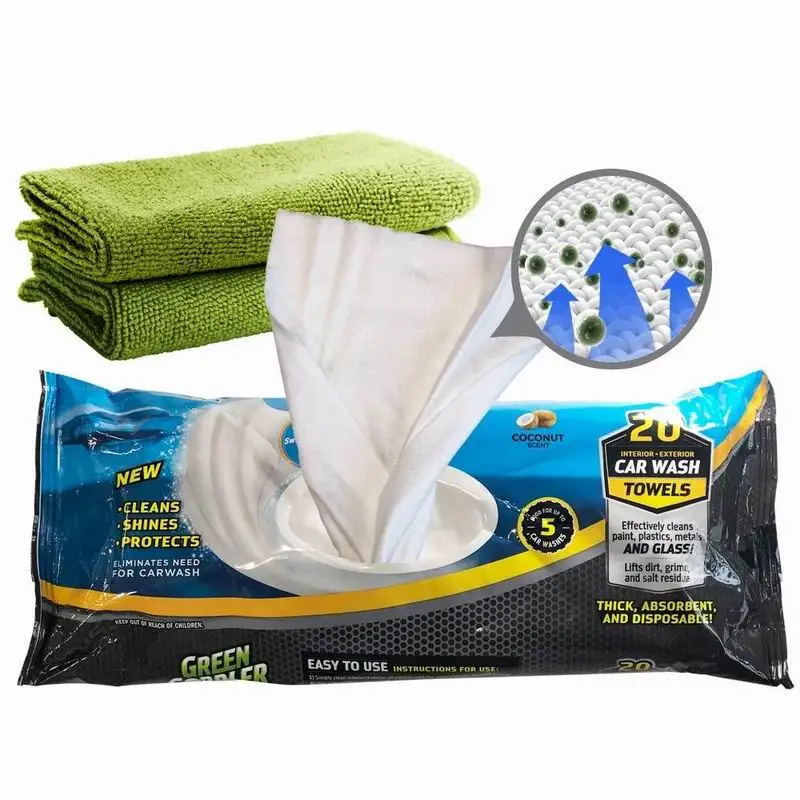 
Cheap Wash Car Dashboard Interior Care Auto Disposable Window Individual Wrapped Clean Wet Wipe for Car 