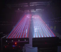8 глаз красный лазерный сценический свет для DJ ночной клуб