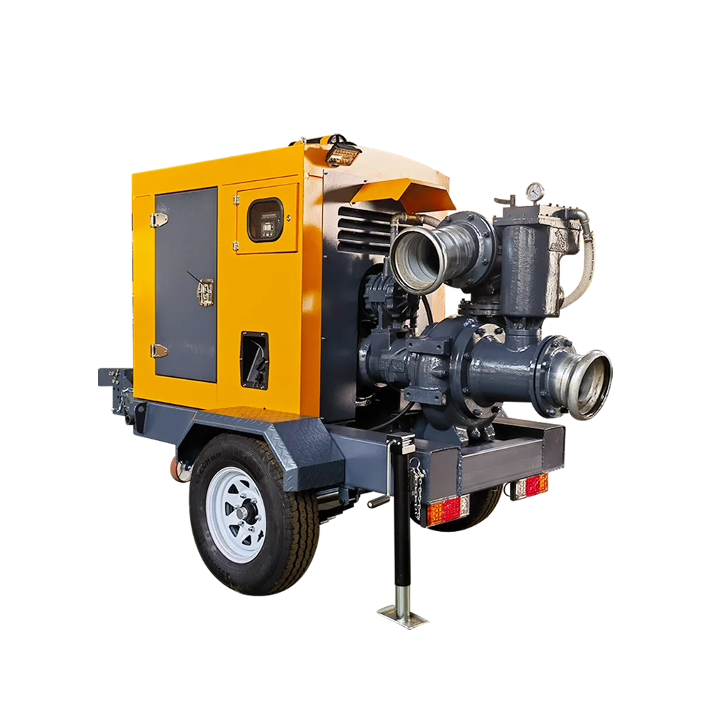 Diesel engine power generation cast iron high-pressure high flow dewatering pump