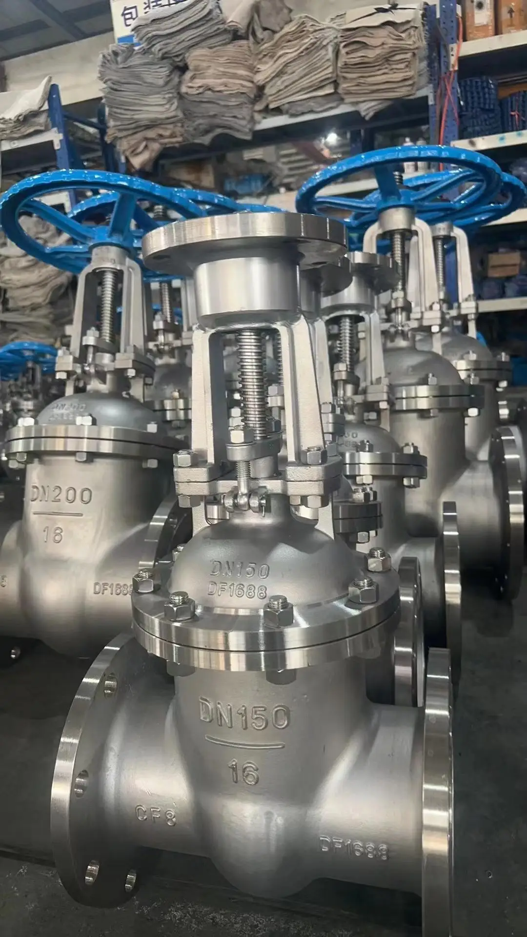 Cast Carbon Manual Valve PN16 PN40 PN64 High Temperature And High Pressure German Flange Gate Valve