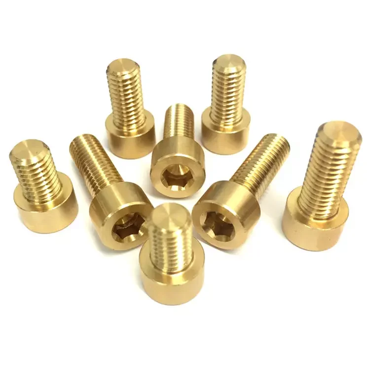 Custom Anodized Colored Aluminum Bolt Hex Screw