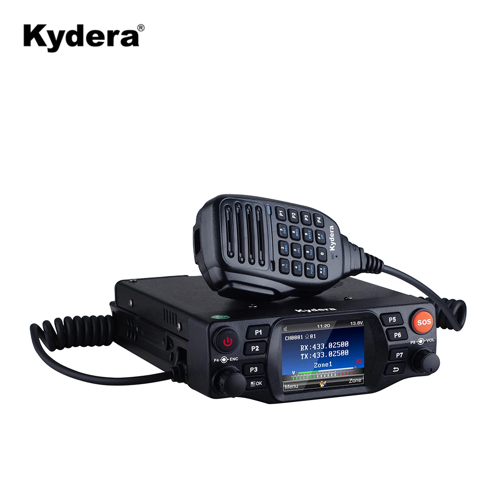 Long range Kydera CDR-800H DMR 40 Вт UHF или VHF мобильное радио SFR функция с AES шифрование