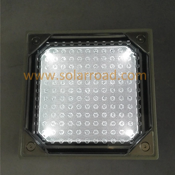 Plastic Solar Brick Lights White Yellow Green Led Garden Lights