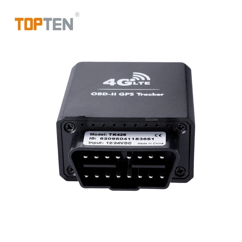 4G Topten-TK428 OBD2 GPS трекер в режиме реального времени Диагностика положения автомобиля отчет DTC отслеживание вождения