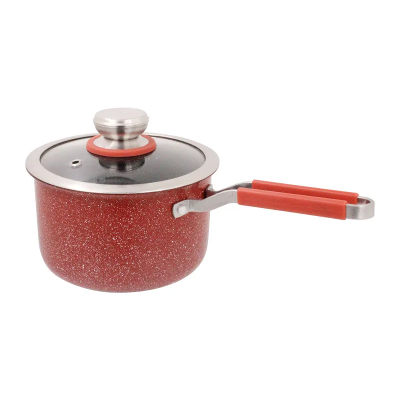 Stainless steel Non-stick  cookware soup pot with single handle