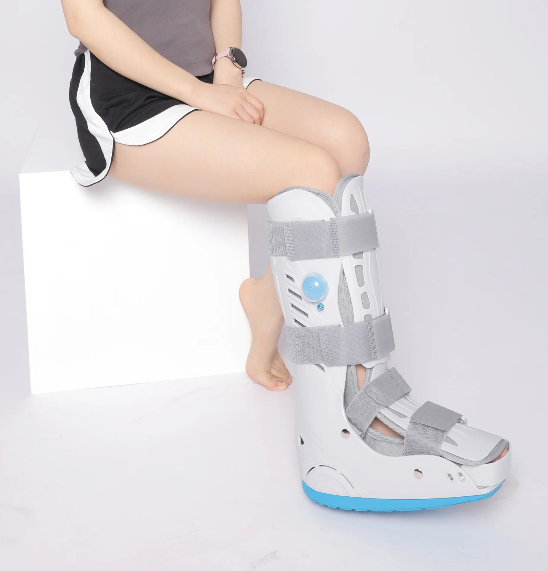 Rehabilitation Therapy Cam Medical Foam Orthopedic Air Cam Brace Walking Ankle Fracture Walker Boot