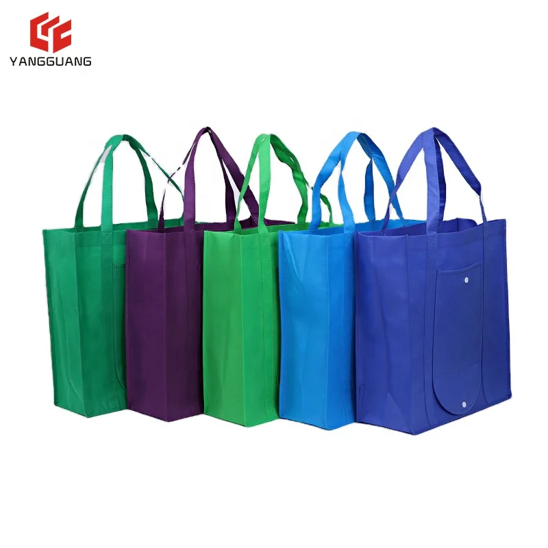 Wholesale Custom Personalized Flat Shopper Tote Non-woven Shopping Bag with Handle