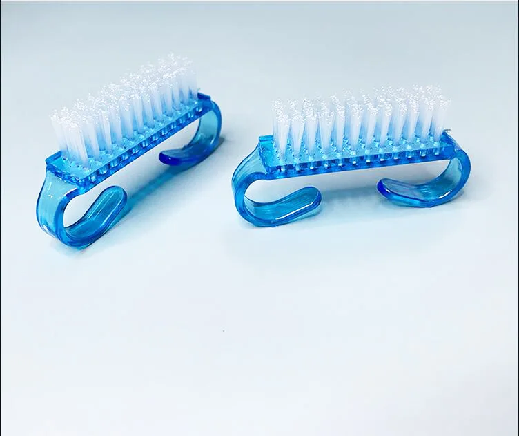 Small nail dust brush Transparent horn brush cleaning brush