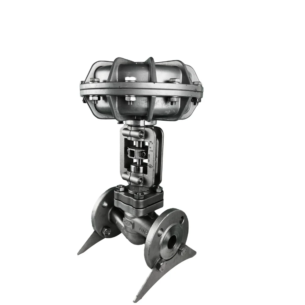 DN150 Pneumatic Actuator Heat Transfer Oil Control Proportional Flow Valve