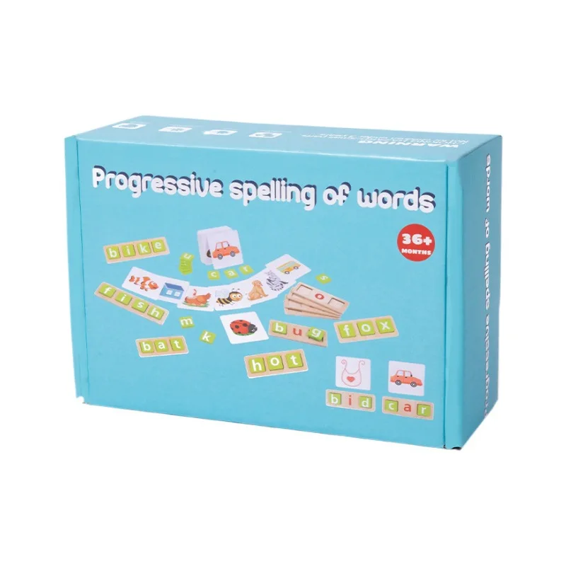 Распродажа 2024 Дошкольное обучение распознавание слов орфографическая память соответствует английским словам написание игра