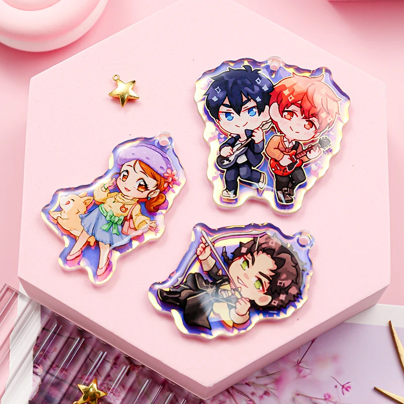 Пользовательский акриловый брелок