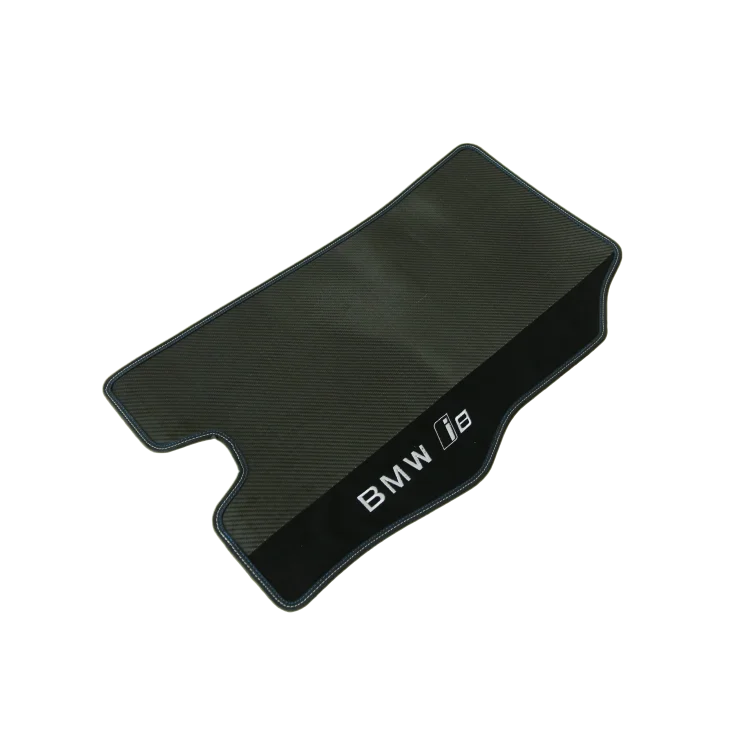 Индивидуальные роскошные кожаные Коврики для автомобиля из углеродного волокна разных размеров