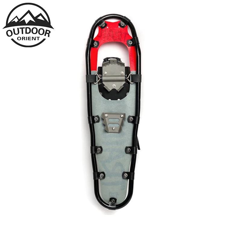 Hot Ratchet binding In Wood Texture Surface Adult Aluwood texture surface snowshoesminium Backcountry snowshoes