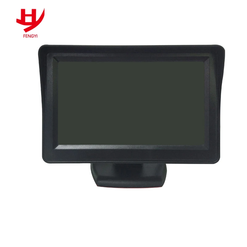 12v voltage dull night vision 4.3 Inch Rear View Tft Lcd Color HD waterproof IP68 car display