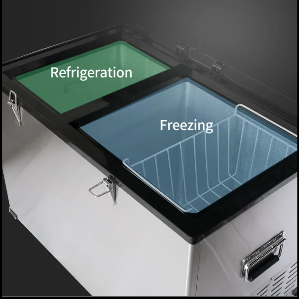 Alpicool BCD Series AC Case Make 12 24 Volt Metal Milk Cooler Compressor 100L Car Fridge Refrigerators and Freezers Ace Model