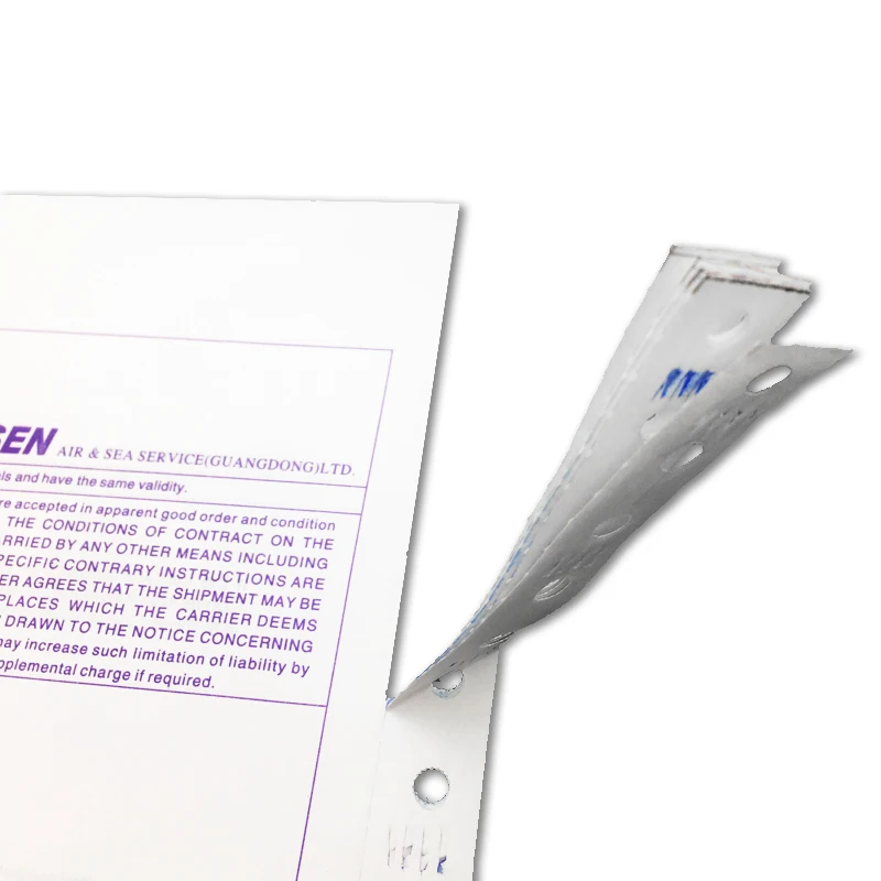 Custom Continuous Papel NCR Bill Of Landing Sea Waybill Printing With Variable CodeBar