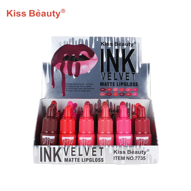 Low Price good quality velvet lip gloss gel wax-free lip gloss gel waterproof lip gloss gel