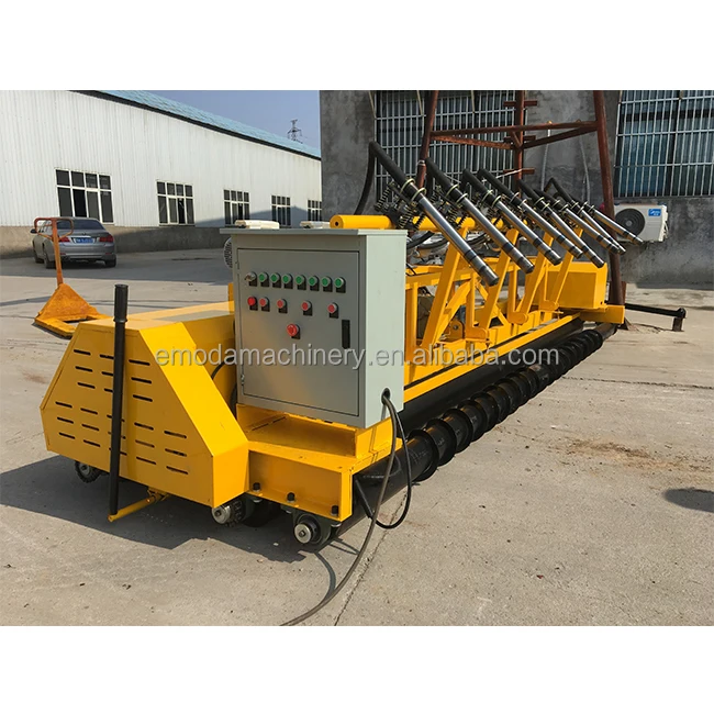 Road construction machine concrete truss screed concrete vibrating beam concrete leveling machine