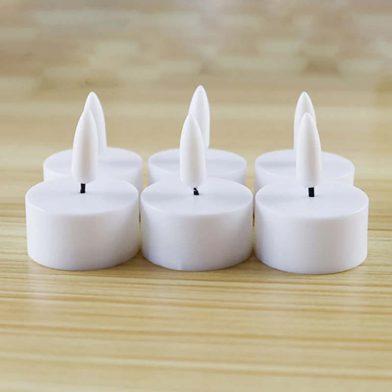 3d Tea coffee shop Cr2032 Battery LED candle  Flashing for pub birthday wedding party