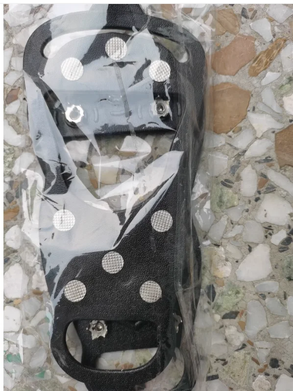 Walk Traction Cleats 360 Degree Grip Snow Ice Multi-terrain Surfaces Elastic Outer Band Easy Off Heel Ice Cleat Walking Running