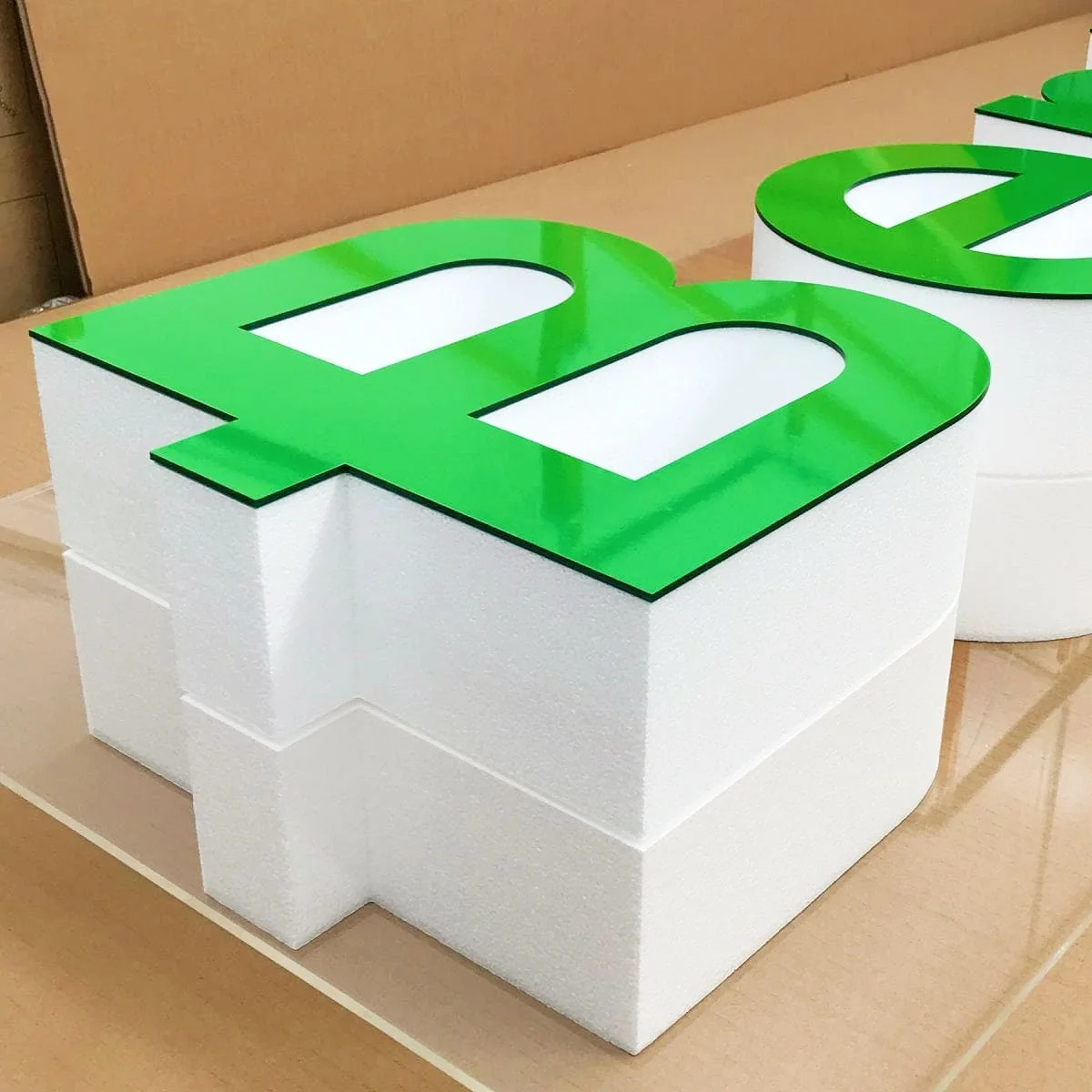 Custom Corporate 3D Foam Letters Logo Sign Word Characters Names Giant Self Standing Styrofoam Large Freestanding Events Parties