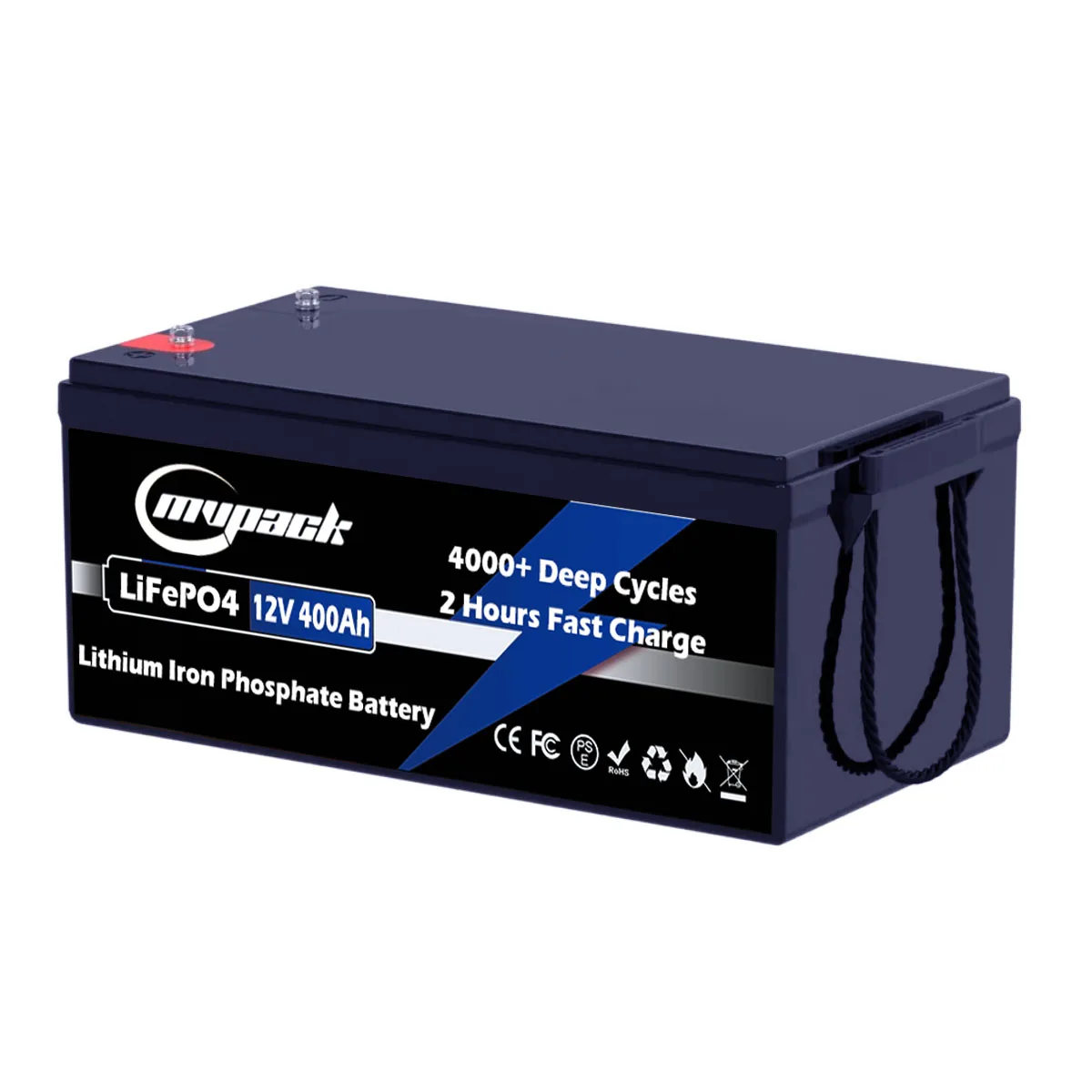Mvpack аккумуляторная батарея многократного цикла глубокого заряда-разряда 12 V 12 вольт 400Ah lifepo4 литий-ионная литий-железо-фосфатных аккумуляторов Аккумуляторная батарея для зарядки Ноута и сотового телефона солнечная система/RV