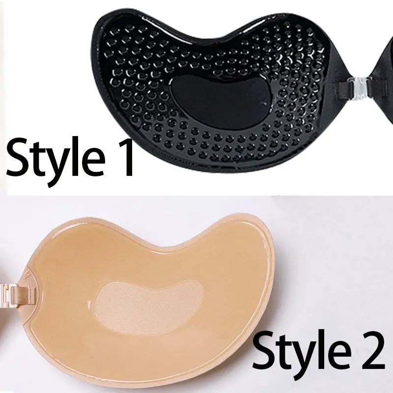 Dropshipping Mango Chest Stickers Lift Up Nude Bra Self Adhesive Bra Nude Invisible Cover Pad Sexy Sticky Bra