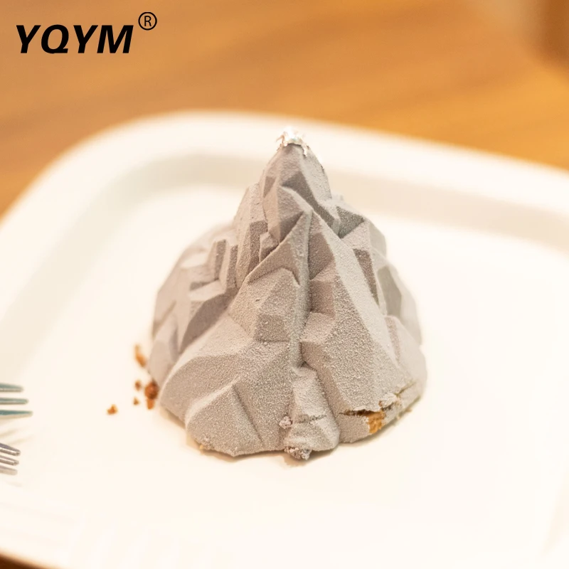 
French style western point iceberg snow mountain mousse silica gel mold candle hand soap baking dessert cake mold 