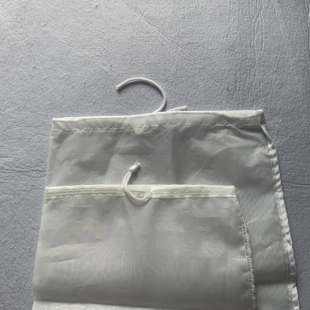 90 Micron Reusable Pack Organic Cheese Nut Milk Cotton Nylon Cloth Filter Bag